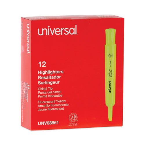 Marcador Fluorescente Universal Amarillo