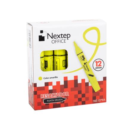Marcador Fluorescente Nextep Amarillo