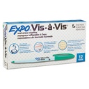 Marcador P/Acetato Expo Vis-A-Vis P.F. Verde C/12