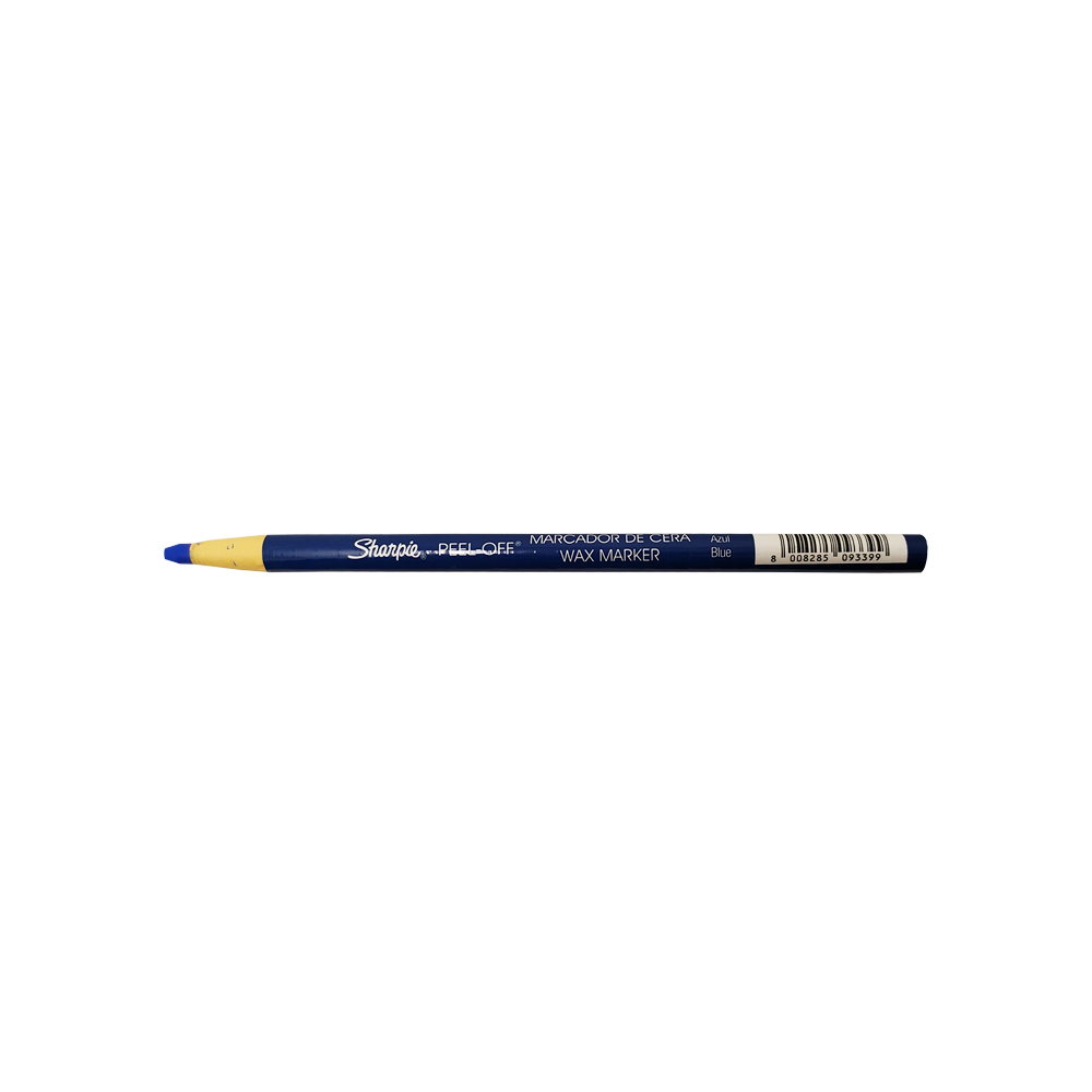 Marcador De Cera China Sharpie Mirado Azul