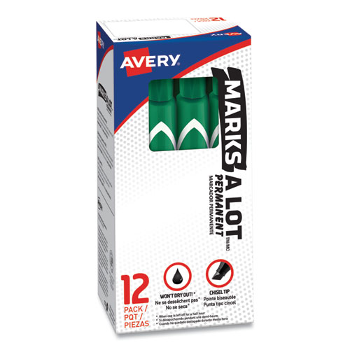 Marcador Permanente Marks-Alot Verde