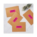 Etiqueta 1" X 2-5/8" Laser Magenta Neon Avery C/750 