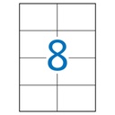 Etiqueta 4-1/4'' X 2-3/4'' Blanco C/800 Pcm