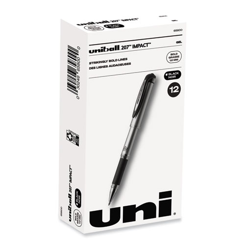 Pluma Uniball Signo 207 Impact P.G. 1 Mm Gel Negro