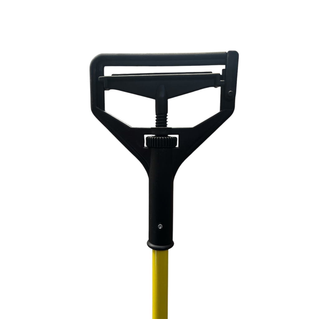 Mango de Fibra de Vidrio Amarillo para Trapeador Rosca de Plastico