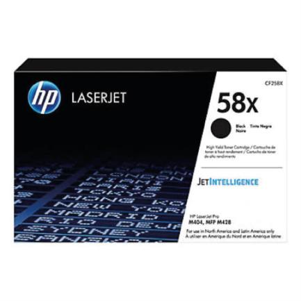 Toner HP #58X Negro