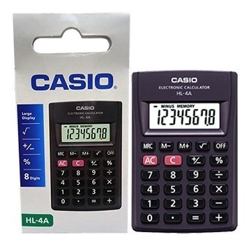 Calculadora 8 Digitos Bolsillo Casio HL-4A