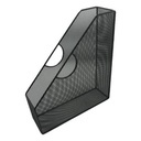 Revistero Metalico Malla Negro 29 cm x 25 cm x 7.5 cm