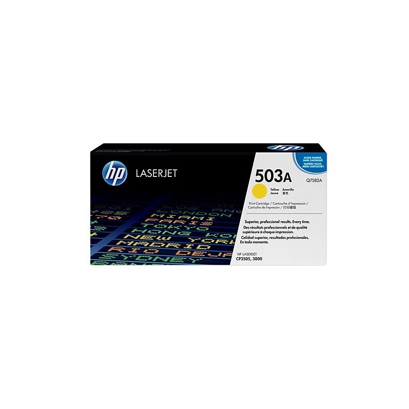 Toner HP #503A Amarillo 