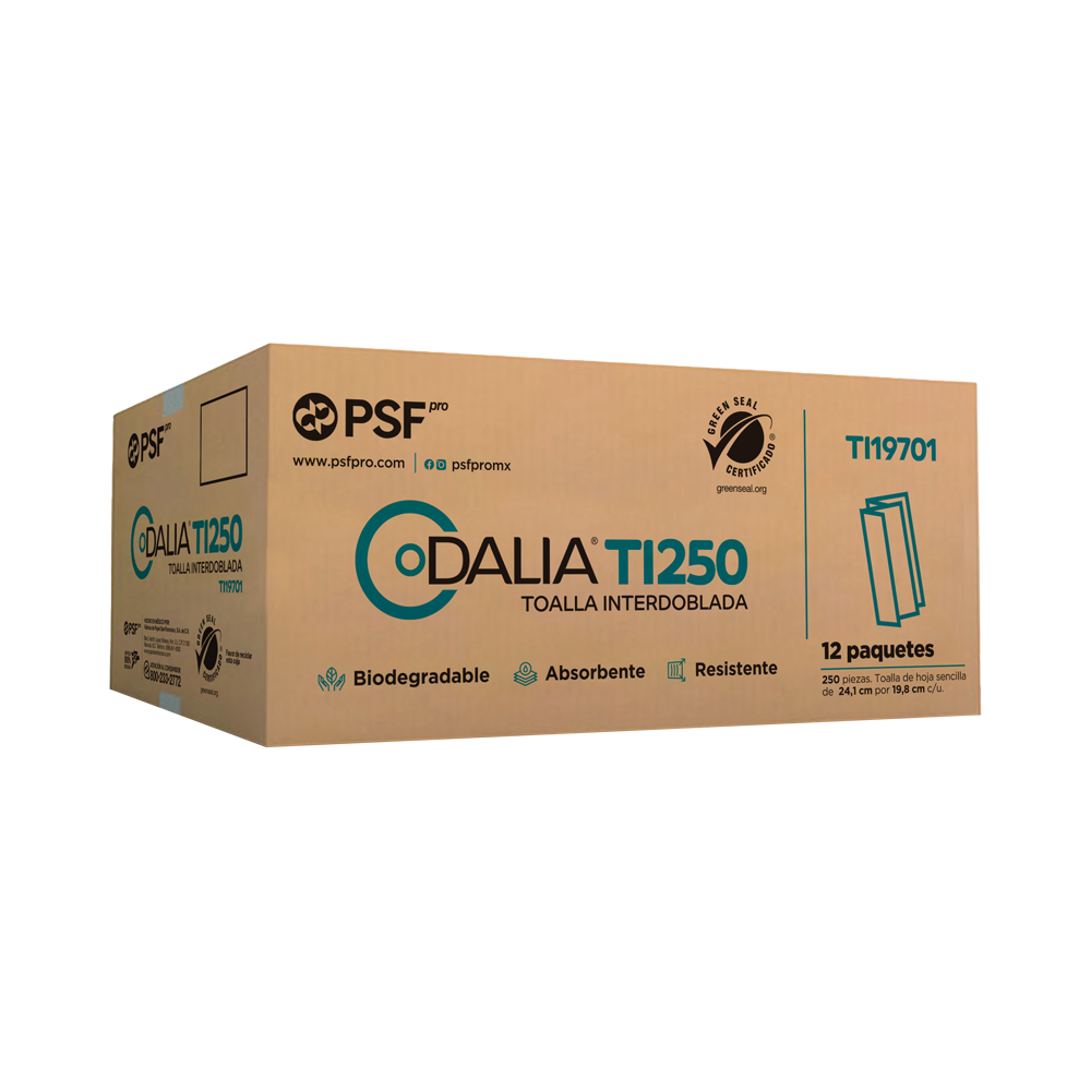 Toalla Interdoblada Blanca TI250 Dalia