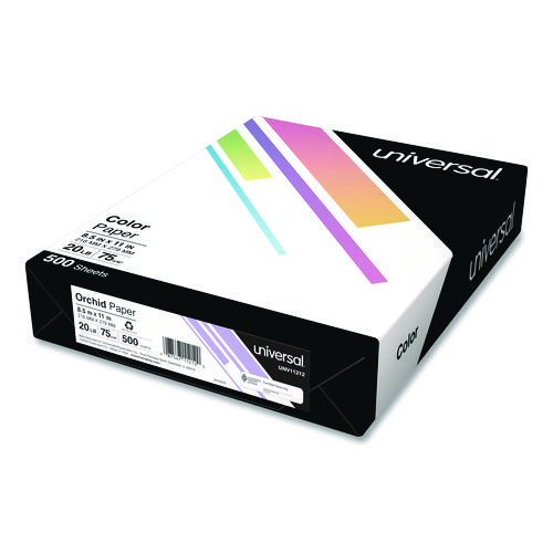 Papel Bond Tamaño Carta Morado Pastel (Orquidea) Universal 8.5'' x 11" 75 g/m² 20 lb con 500 Hojas 