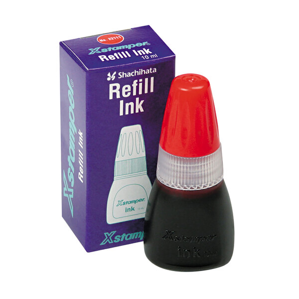 Tinta en Gotero para Sello 10 mL Rojo