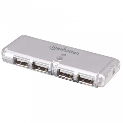 Hub USB 2.0 4 Puertos Manhattan