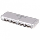 Hub USB 2.0 4 Puertos Manhattan