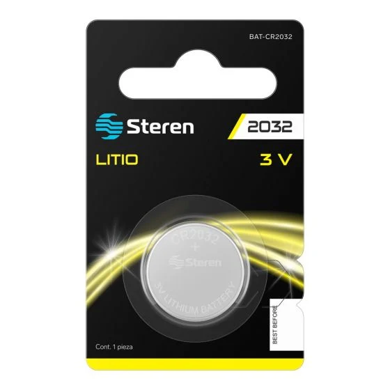Bateria de Litio CR2032 210 Mah Steren