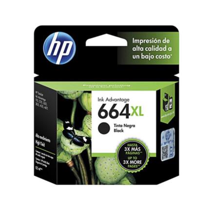 Tinta HP #664XL Negro