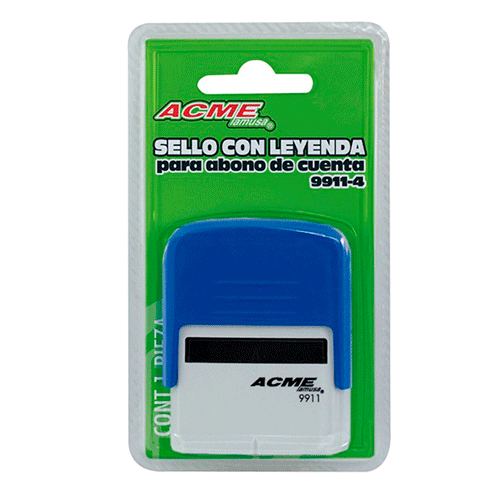 Sello Autoentintable de "Para Abono A Cuenta" Acme