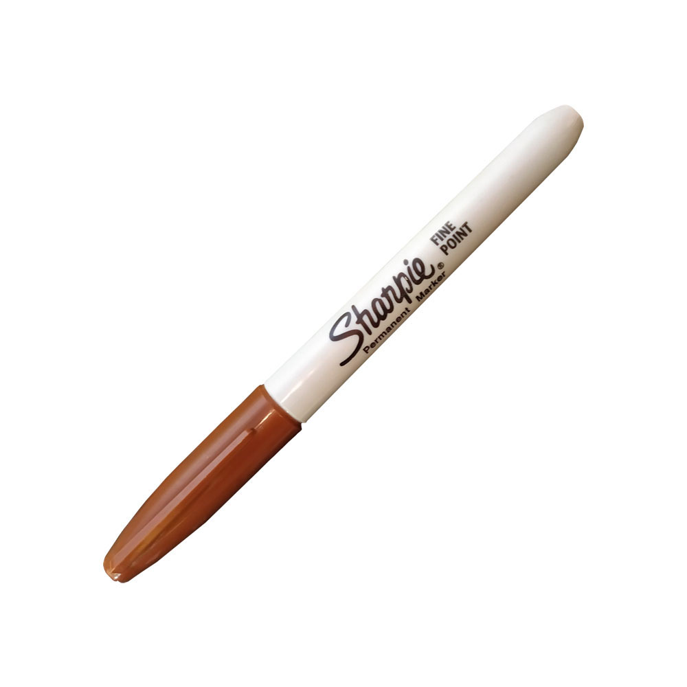 Marcador Permanente Sharpie Punto Fino Cafe