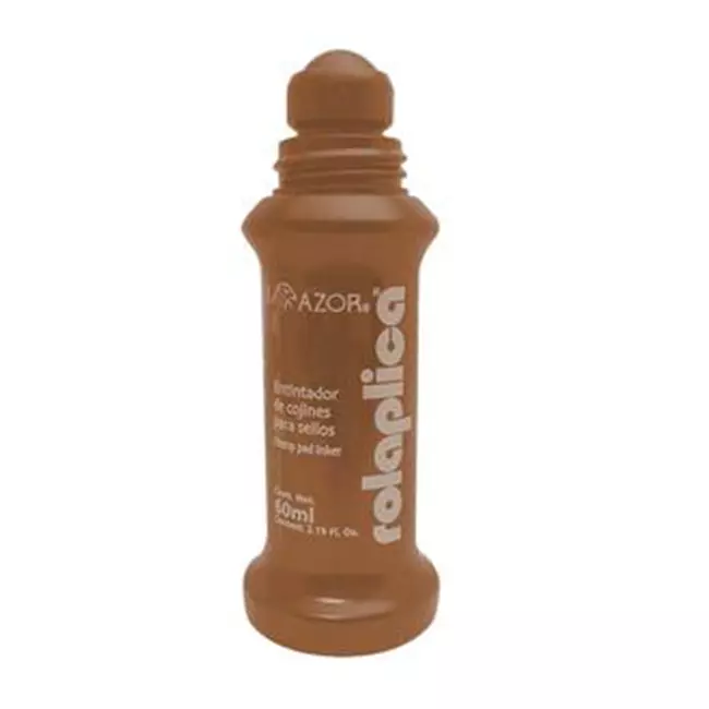 Tinta para Cojin Rolaplica Azor 60 mL Sepia Café 