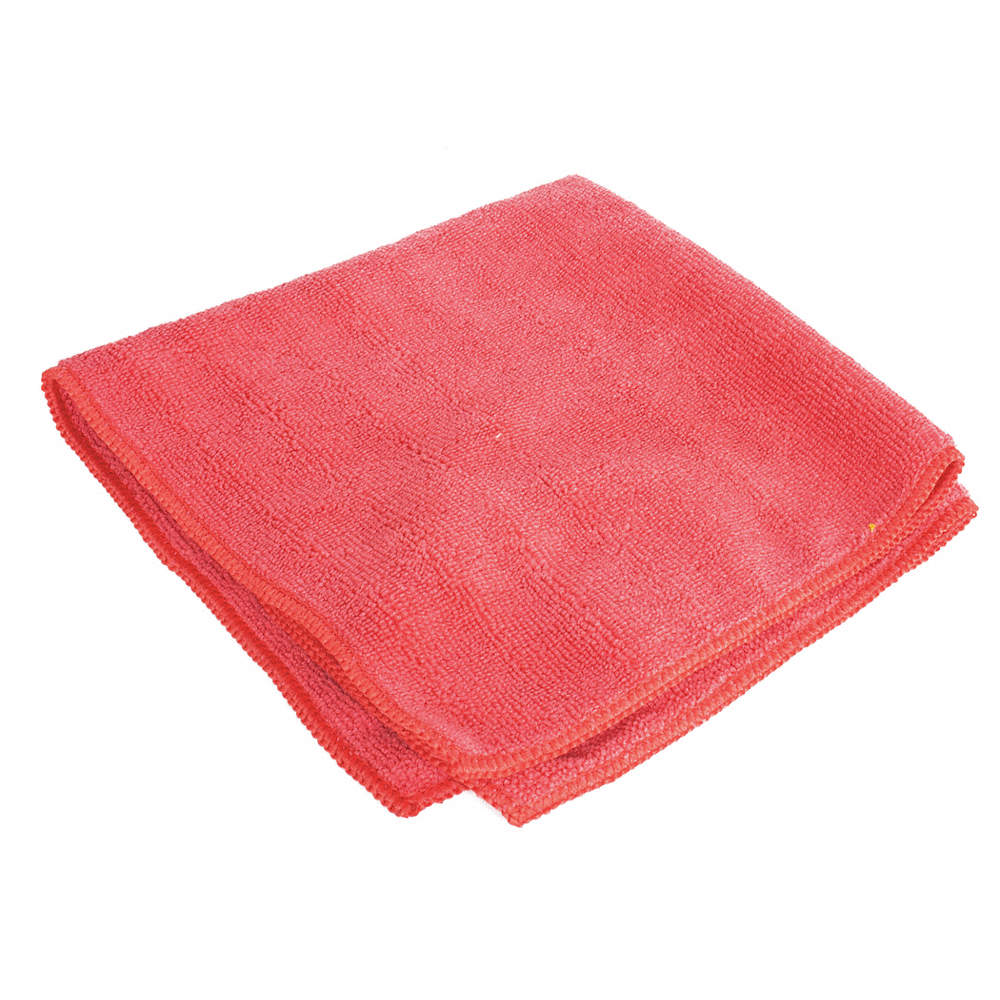 Toalla Microfibra Roja 16" x 16" (40.6 cm x 40.6 cm)