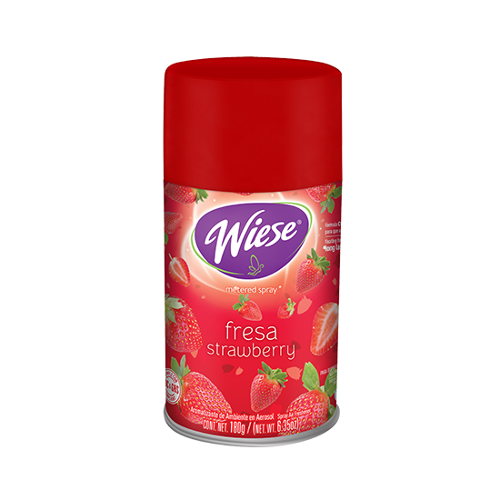 Aromatizante Time Wiese en Aerosol Fresa 180 g