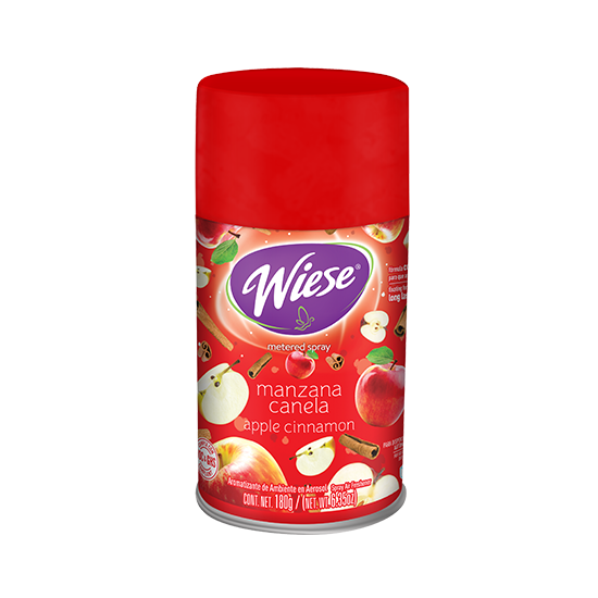 Aromatizante Time Wiese en Aerosol Manzana/Canela 180 g