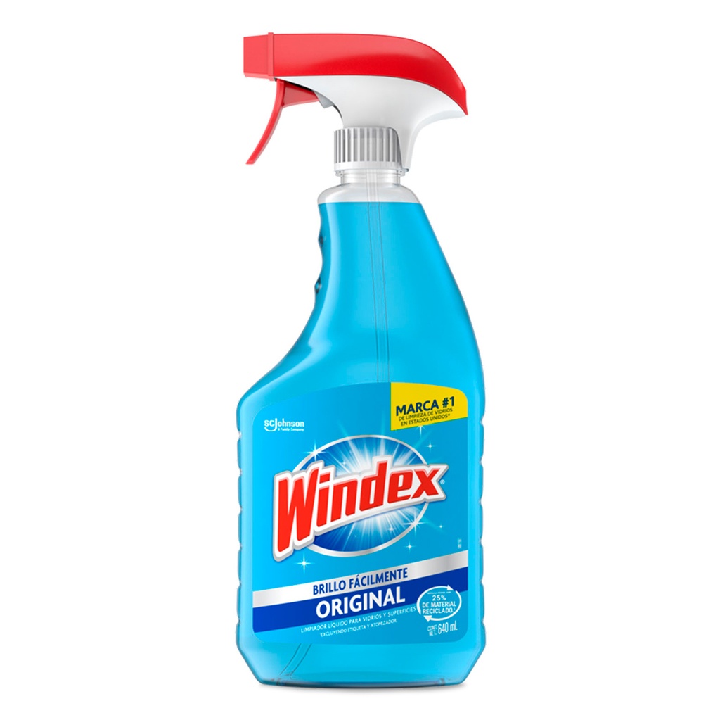 Limpiador de Vidrio 640 mL Windex