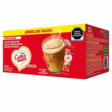 Cremora Coffee Mate Sobre 4 g con 200