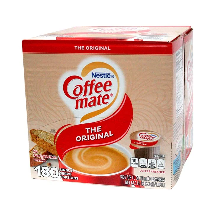 Cremora Liquida Coffee Mate Original Capsula 11 mL con 180
