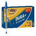 Pluma Bic Cristal Clasica Punta Mediana 1.0 mm Azul