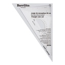 Juego de Escuadras 30 cm 2 Piezas