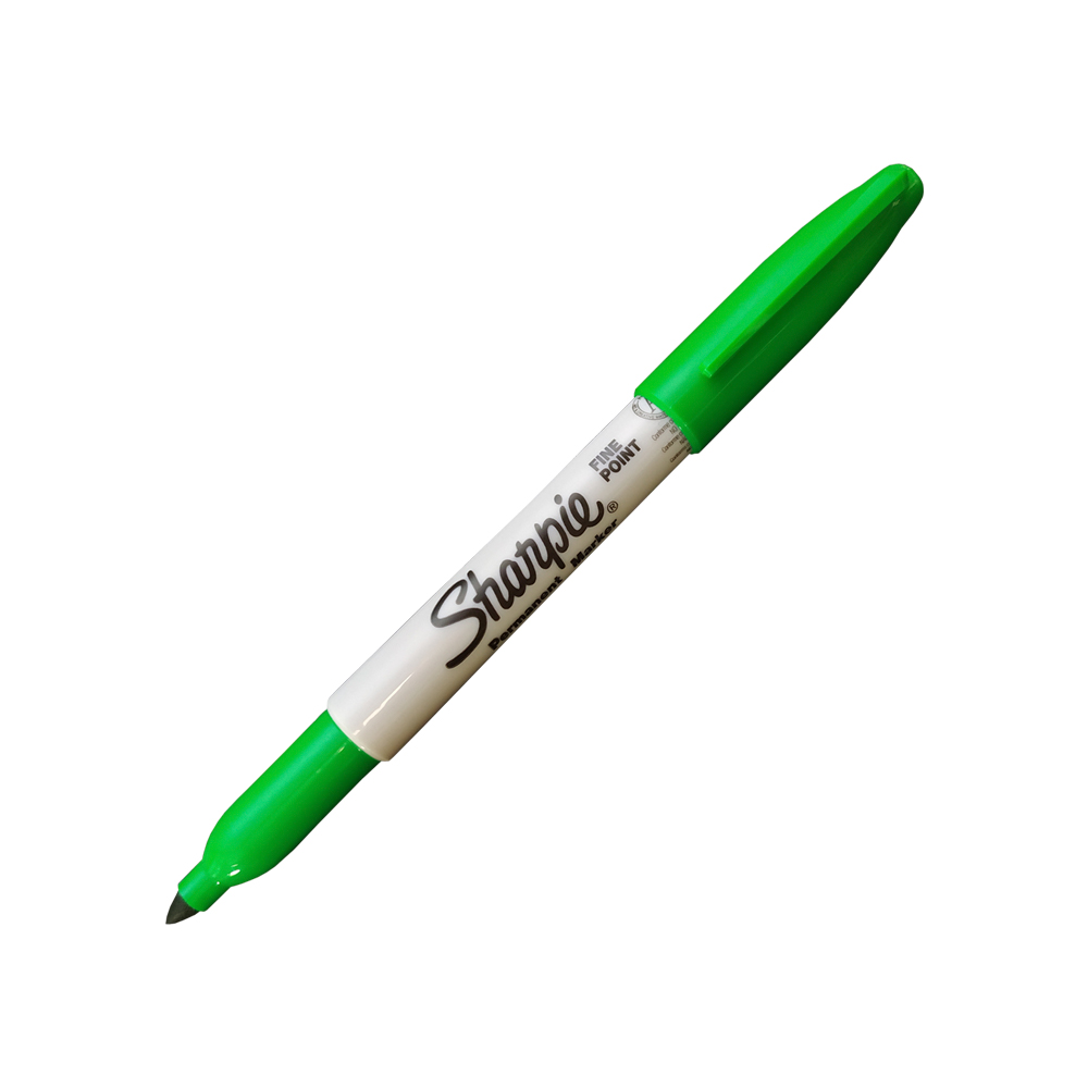 Marcador Permanente Sharpie Punto Fino Verde