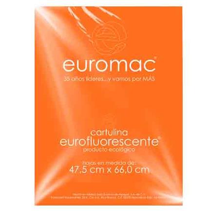 Cartulina Fluorescente Naranja Eurocolor