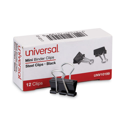 Clip Binder Mini 1/4" Capacidad 1/2" con 12 Universal