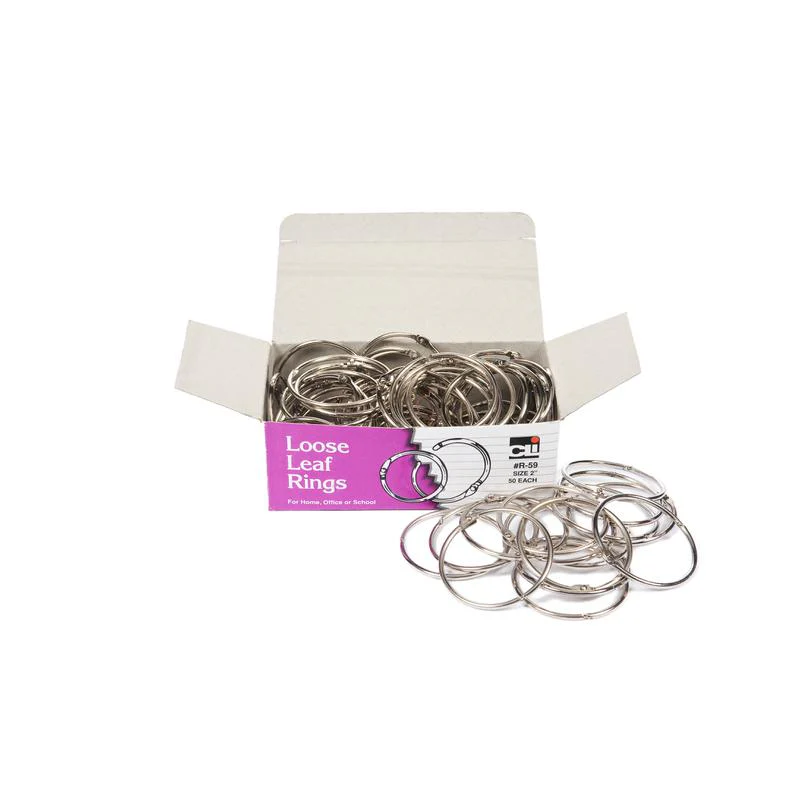 Argolla de Metal 2" con 50 CLI