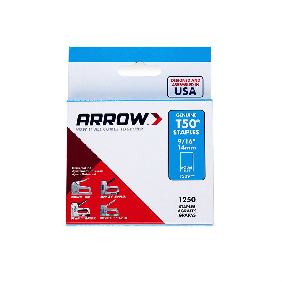 Grapa 1/2'' Uso Pesado T50 con 1250 Arrow