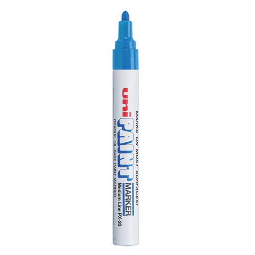 Marcador Uni-Paint PX20 Punto Mediano Azul