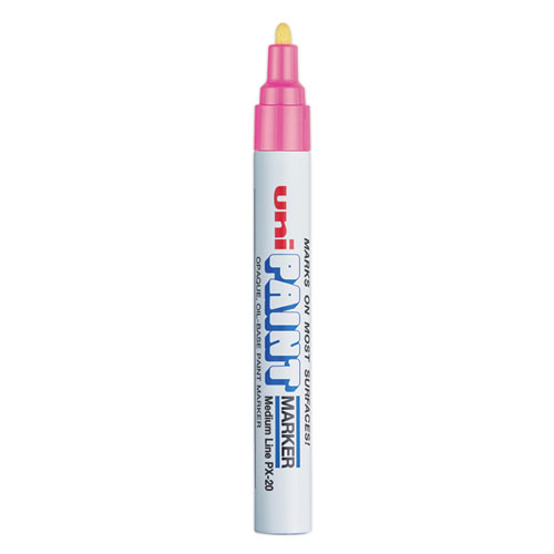 Marcador Uni-Paint PX20 Punto Mediano Rosa