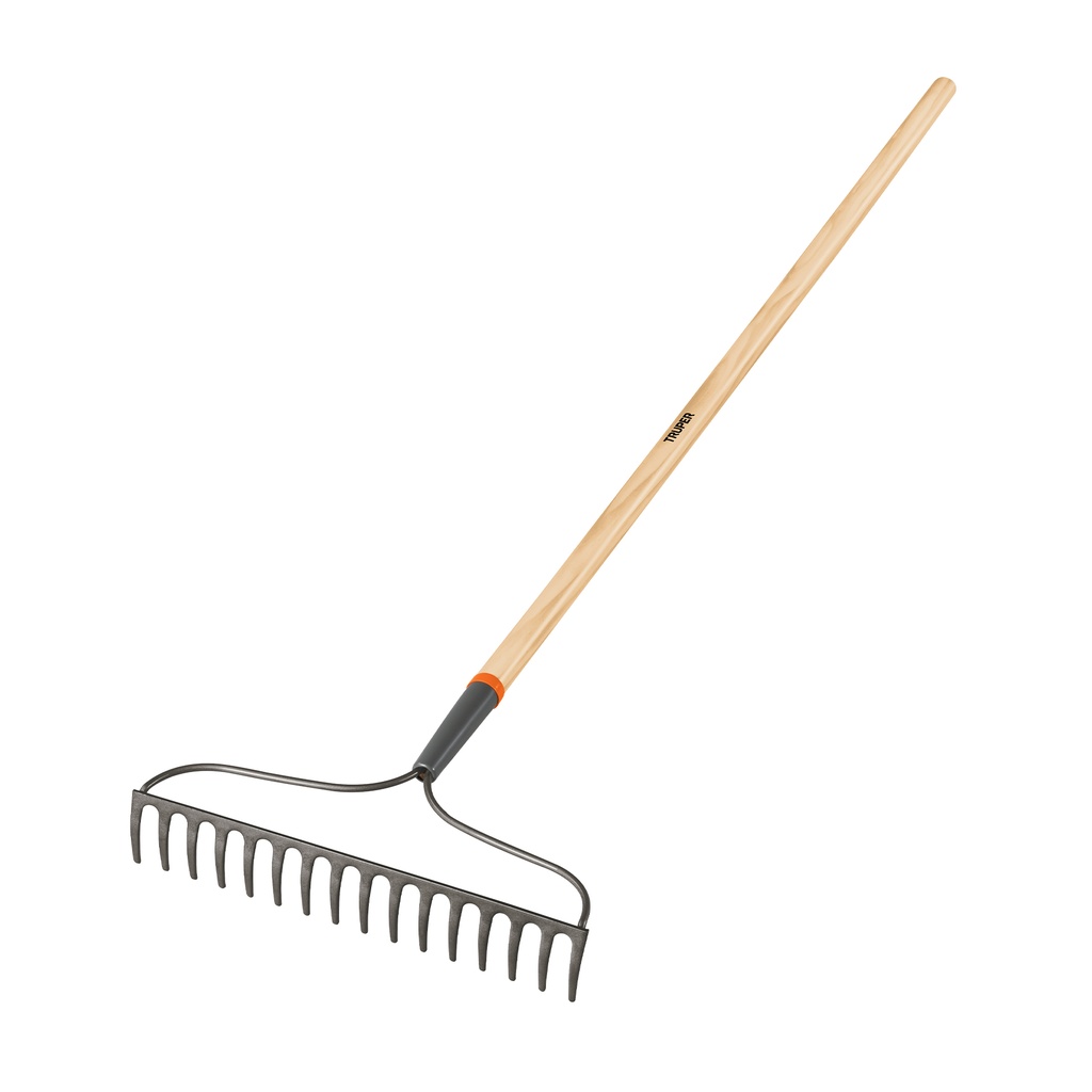 Rastrillo Clasico de Jardinero 16 Dientes Mango 54" Truper