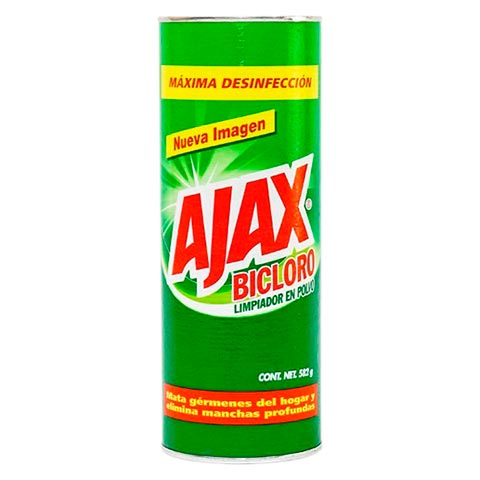 Jabon en Polvo Bicloro 582 g Ajax
