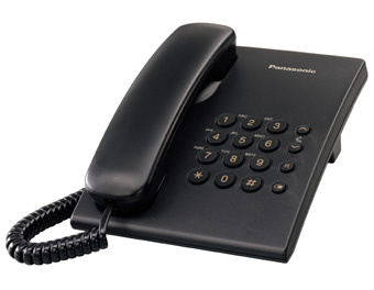 Telefono Alambrico Panasonic Negro KX-TS500MEB 