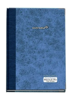 Bitacora de Obra con 96 Hojas Estrella