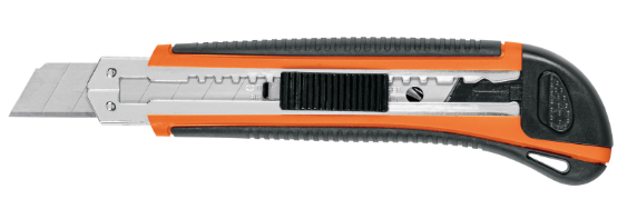 Navaja Retractil Cutter Grande de Plastico 18mm Truper