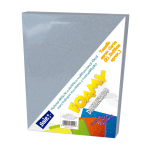 Foamy T/Carta Diamantado C/10 Plata