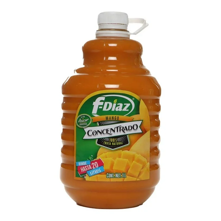 Concentrado para Agua de Mango 1L sin Azucar F-Diaz