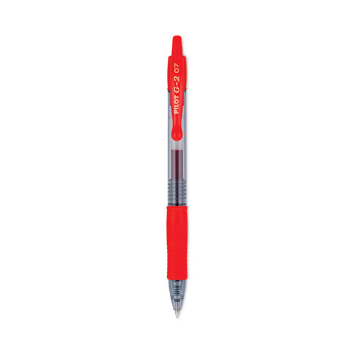 Pluma Pilot G2 Punta Fina 0.7 mm Rojo 