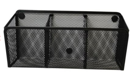 Organizador 3 Secciones Magnetico de Malla Negro Nextep