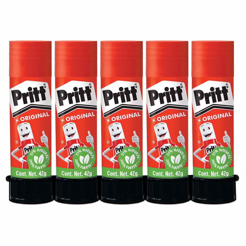 Pegamento En Barra Pritt 42g (1.48oz) C/5