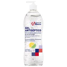 Gel Antibacterial 75% Alcohol 1 L Tapa Push