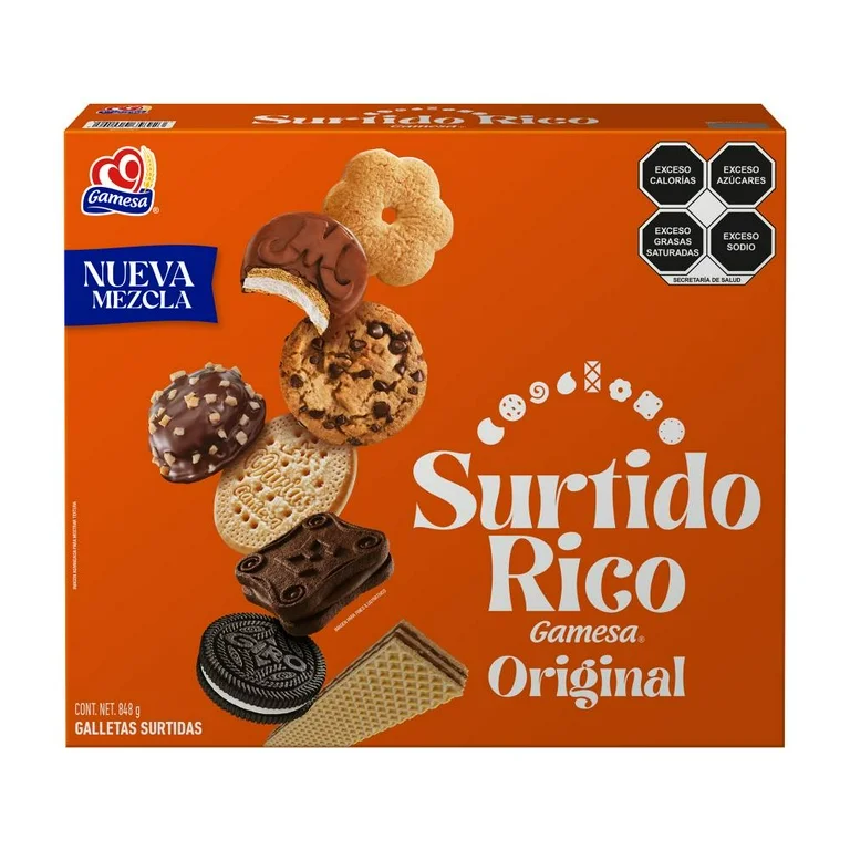 Galleta Surtido Rico Gamesa 848g 